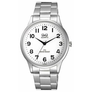 Наручные часы Q&Q C214-204, белый, серебряный