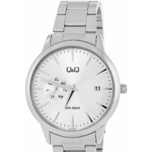 Наручные часы Q&Q Часы Q&Q QQ A12A-007PY, серебряный