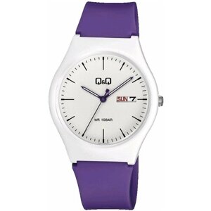 Наручные часы Q&Q, фиолетовый