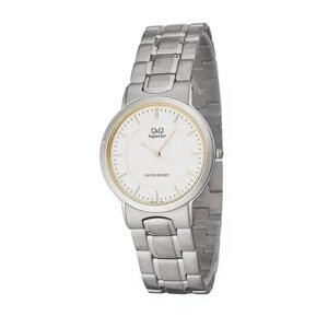 Наручные часы Q&Q Мужские наручные часы Q&Q W308-201, серебряный, белый