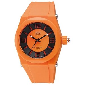 Наручные часы Q&Q VR32 J009, оранжевый