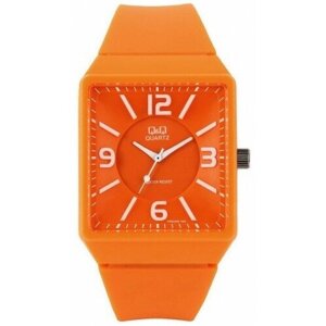 Наручные часы Q&Q Японские часы Q&Q VR30-005 женские, оранжевый