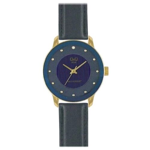 Наручные часы Q&Q женские 5124-102 кварцевые, водонепроницаемые, синий