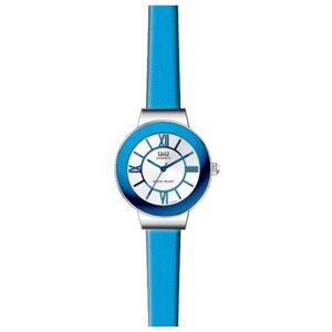 Наручные часы Q&Q женские GU53-801 кварцевые, водонепроницаемые, синий