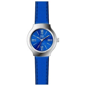 Наручные часы Q&Q женские GU63-801 кварцевые, водонепроницаемые, синий