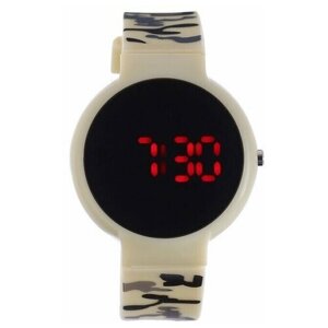 Наручные часы Радуга FlashMe Часы наручные электронные "Ройстон", ремешок силикон, l-23 см