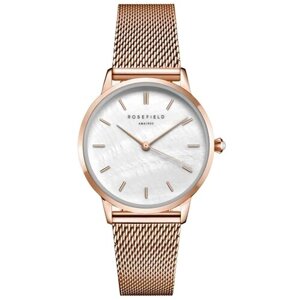 Наручные часы Rosefield Американские женские наручные часы с минеральным стеклом Rosefield Pearl Edit RMRMR-R09 с гарантией, белый