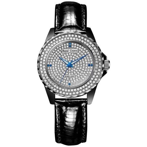Наручные часы Royal Crown 3821L3RDM1, серебряный, черный