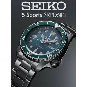 Наручные часы SEIKO, зеленый, серебряный
