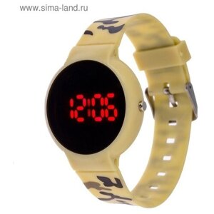 Наручные часы Сима-ленд Часы наручные "Ройстон", электронные, с силиконовым ремешком, l=23 см, микс
