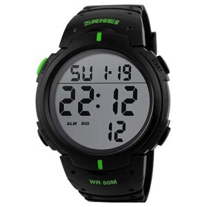 Наручные часы SKMEI Часы мужские SKMEI 1068 - Зеленые, зеленый