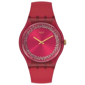 Наручные часы swatch Swatch RUBY RINGS SUOP111, красный, розовый