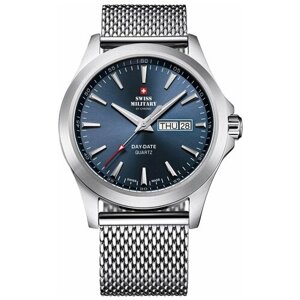 Наручные часы SWISS military BY chrono SMP36040.03, синий, серебряный