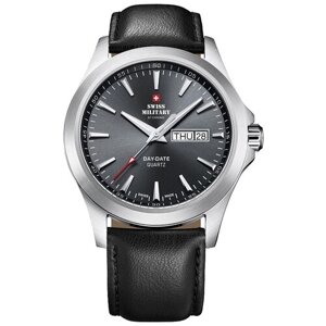 Наручные часы SWISS military BY chrono SMP36040.08, черный