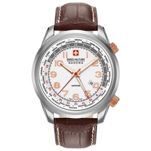 Наручные часы Swiss Military Hanowa 06-4293.04.001, коричневый