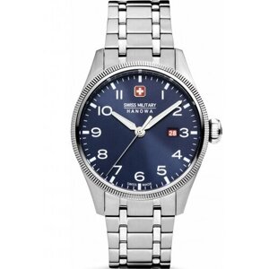 Наручные часы Swiss Military Hanowa Air Наручные часы Swiss Military Hanowa SMWGH0000802, синий, серебряный