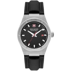 Наручные часы Swiss Military Hanowa Наручные часы Swiss Military Hanowa Land Sidewinder, черный, серебряный