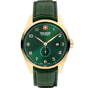 Наручные часы Swiss Military Hanowa Наручные часы Swiss Military Hanowa SMWGB0000710, зеленый, золотой