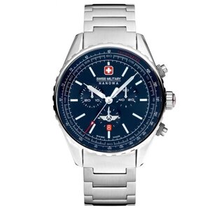 Наручные часы Swiss Military Hanowa Наручные часы Swiss Military Hanowa SMWGI0000304, синий, серебряный