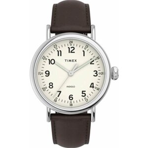Наручные часы TIMEX Часы наручные мужские Timex TW2V27800, кварцевый, 40 мм, серебряный