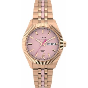 Наручные часы TIMEX Часы наручные женские Timex TW2V52600, Кварцевые, 36 мм, розовый