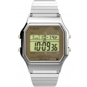 Наручные часы TIMEX Наручные часы Timex TW2V19100, серебряный, зеленый