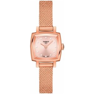 Наручные часы TISSOT T-Lady Lovely Square T058.109.33.456.00, розовый