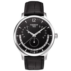 Наручные часы TISSOT T063.637.16.057.00, черный, серебряный