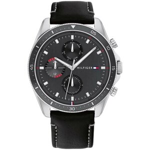 Наручные часы TOMMY HILFIGER Multifunction Мужские 1791838, черный, серый