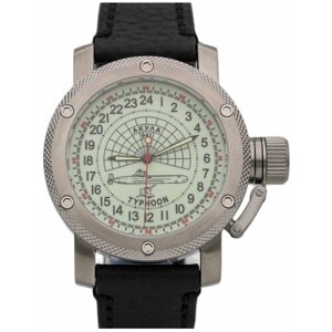 Наручные часы ТРИУМФ Часы наручные 941 / Акула (Typhoon) механические с автоподзаводом (сапфировое стекло) 1147.01, белый