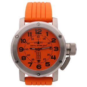 Наручные часы ТРИУМФ Часы наручные ВДВ механические с автоподзаводом (сапфировое стекло) 1006.15, оранжевый