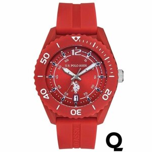 Наручные часы U. S. POLO ASSN. часы наручные мужские U. S. POLO ASSN. USPA4001-02, 45 мм, красный