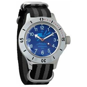 Наручные часы Восток Амфибия Наручные механические часы с автоподзаводом Восток Амфибия 120656 black grey, серый