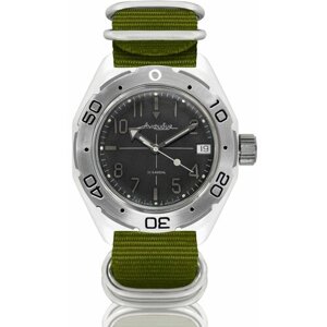 Наручные часы Восток Амфибия Наручные механические часы с автоподзаводом Восток Амфибия 670921 green, зеленый