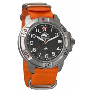 Наручные часы Восток Командирские механические Командирские 436306 orange, оранжевый