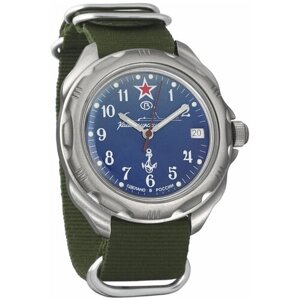 Наручные часы Восток Командирские Мужские наручные часы Восток Командирские 216289, зеленый