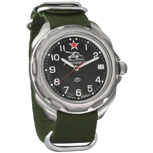 Наручные часы Восток Командирские Мужские наручные часы Восток Командирские 216306, зеленый