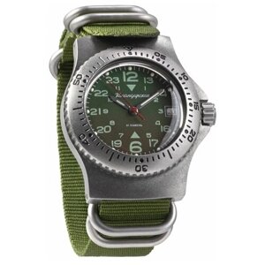 Наручные часы Восток Командирские Наручные механические часы с автоподзаводом Восток Командирские 280989 green, зеленый