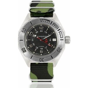 Наручные часы Восток Командирские Наручные механические часы с автоподзаводом Восток Командирские 650538 floragreen, зеленый
