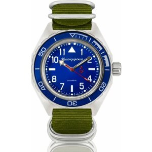 Наручные часы Восток Командирские Наручные механические часы с автоподзаводом Восток Командирские 650852 green, зеленый