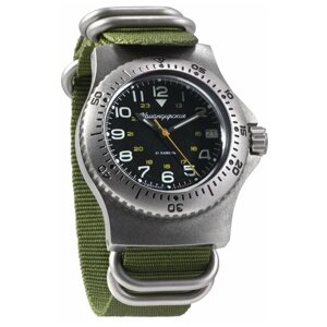 Наручные часы Восток Командирские Восток 280683, зеленый, серебряный