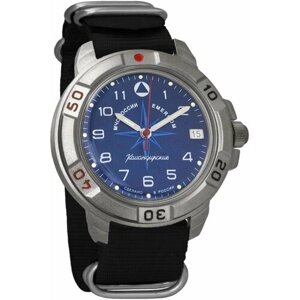 Наручные часы Восток Командирские Восток Командирские 436942 механические российские часы, синий, черный