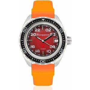 Наручные часы Восток Мужские наручные часы Восток Командирские 02039А, оранжевый