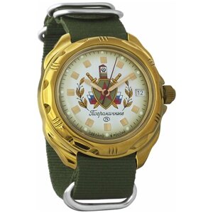 Наручные часы Восток Мужские наручные часы Восток Командирские 219553, зеленый