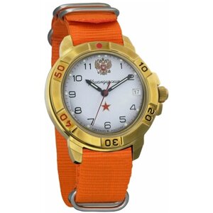 Наручные часы Восток Мужские наручные часы Восток Командирские 439322, оранжевый