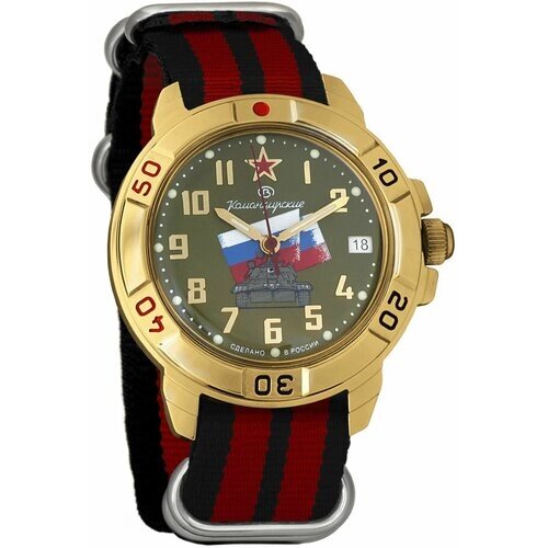 Наручные часы Восток Мужские наручные часы Восток Командирские 439435, красный