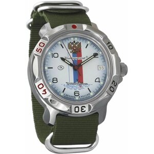 Наручные часы Восток Мужские наручные часы Восток Командирские 811330, зеленый