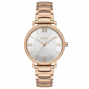 Наручные часы WESSE Часы наручные женские Wesse WWL302502, Кварцевые, 34 мм, розовый