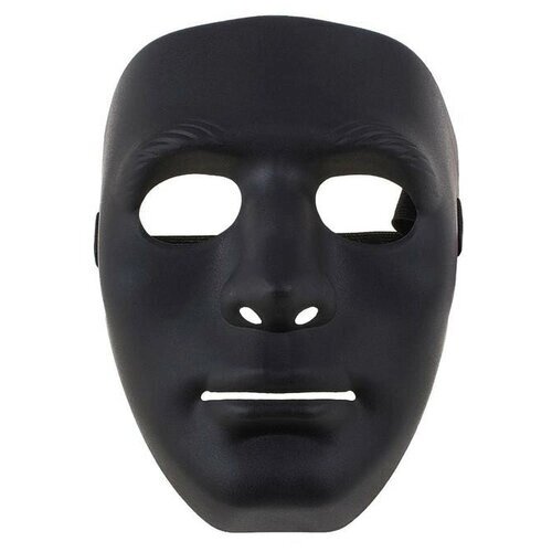 NoBrand Карнавальная маска "Jabbawockeez" из театра кабуки черного цвета