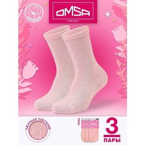 Носки Omsa размер 31-34 (20-22), розовый